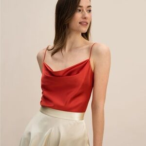 Lilysilk Silk Cowl Neck Top